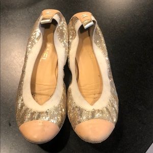 Chanel sequin ballet flats